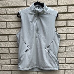 Sunice Gray Half Zip Lined Golf Vest Grey Size S